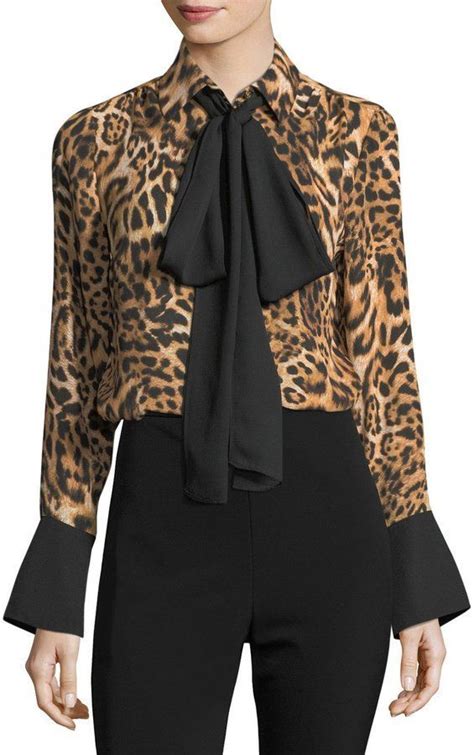 leopard michael kor : Women's Blouses & Dressy Tops